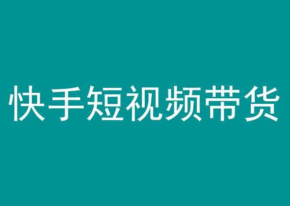 快手短视频带货，操作简单易上手，人人都可操作的长期稳定项目!_趣淘吧资源网