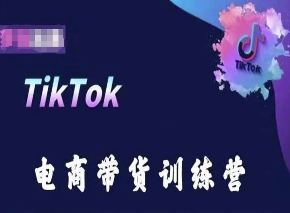 TikTok电商带货训练营，跟随时代潮流，跨境掘金_趣淘吧资源网